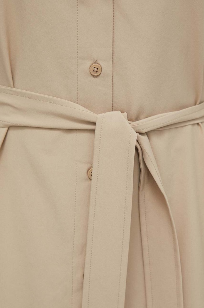 Jack Wolfskin sukienka HOLIDAY MIDI 1507212 beżowy
