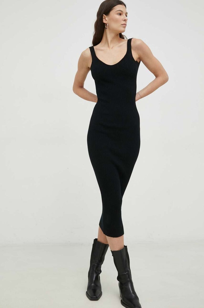 MMC STUDIO rochie LIGHTSKIN.BASIC negru SS23