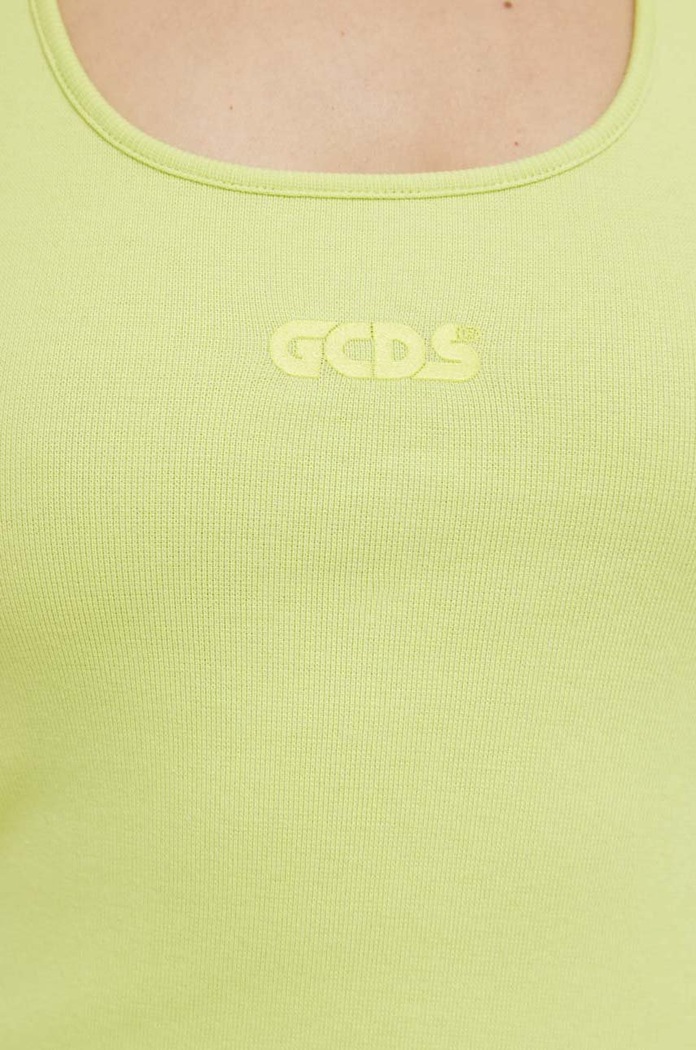GCDS rochie din bumbac SS23W590112