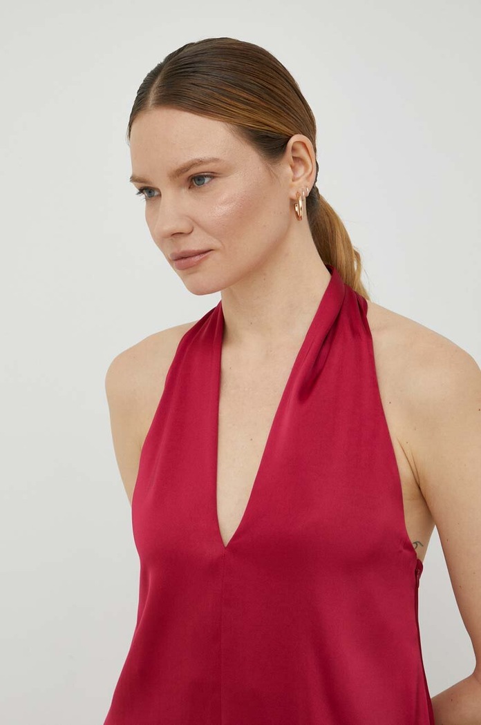 Samsoe Samsoe rochie F23100174 roz