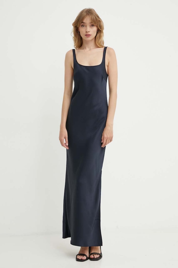 Samsoe Samsoe rochie bleumarin F23100173