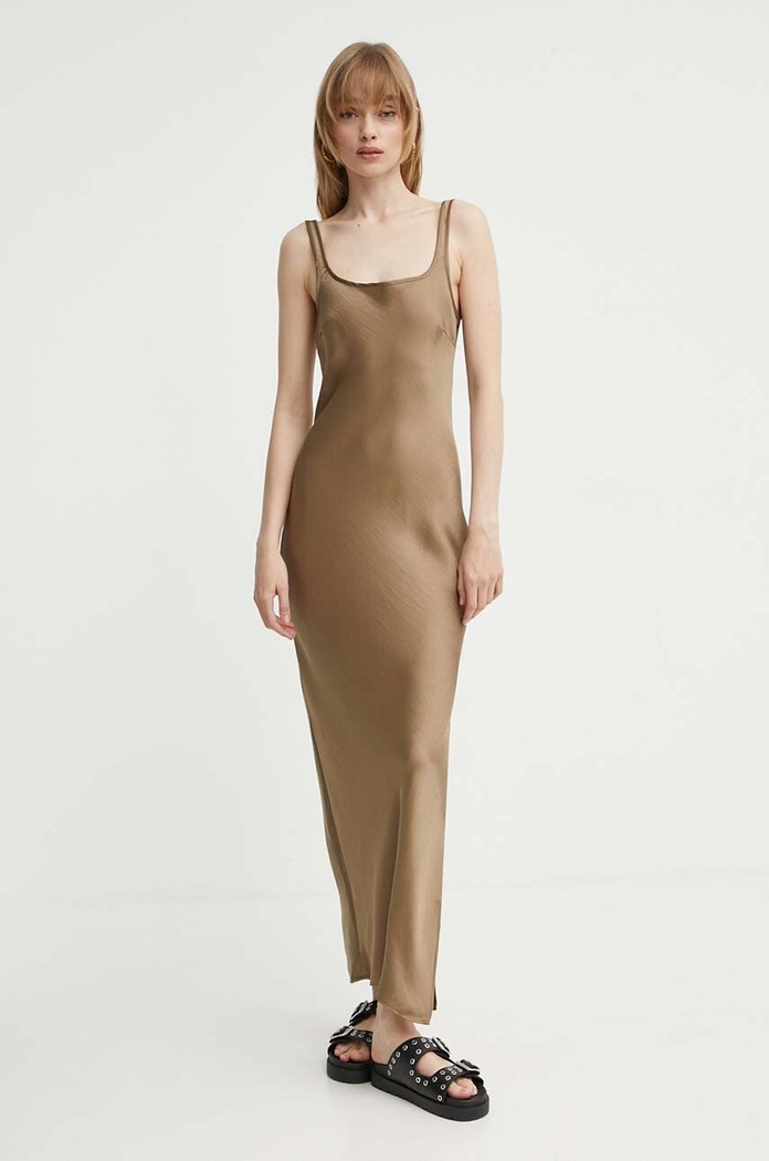 Samsoe Samsoe rochie maxi maro F23100173