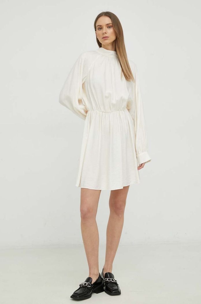 Samsoe Samsoe rochie F23100199 bej SS23