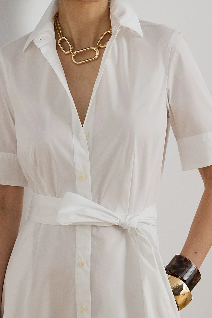 Lauren Ralph Lauren sukienka biały 200748950