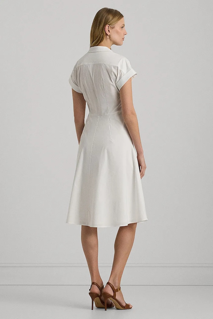 Lauren Ralph Lauren sukienka 250903193 biały SS25