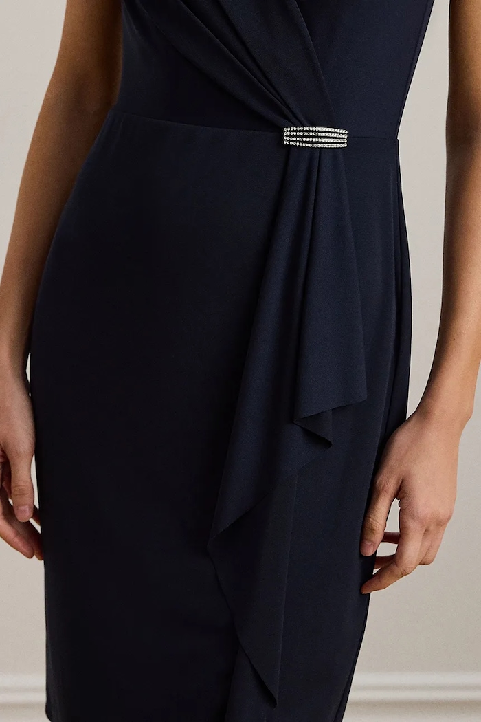 Lauren Ralph Lauren sukienka granatowy 253906356