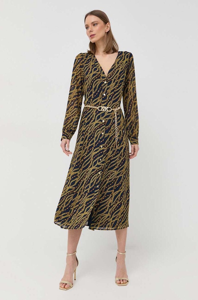 MICHAEL Michael Kors Rochie MS38Y468EV bleumarin SS23