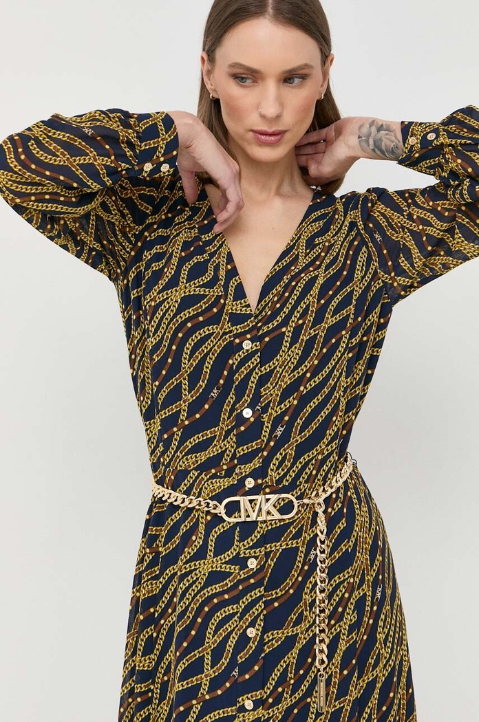 Rochie MICHAEL Michael Kors bleumarin MS38Y468EV