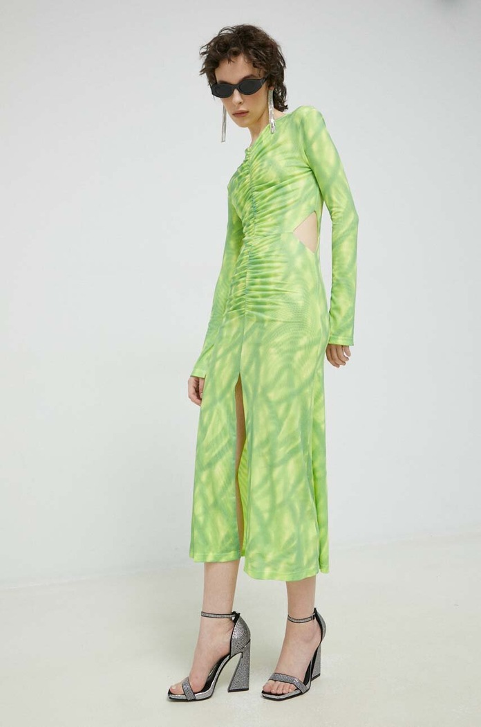 Rotate rochie 1000961519 verde SS23
