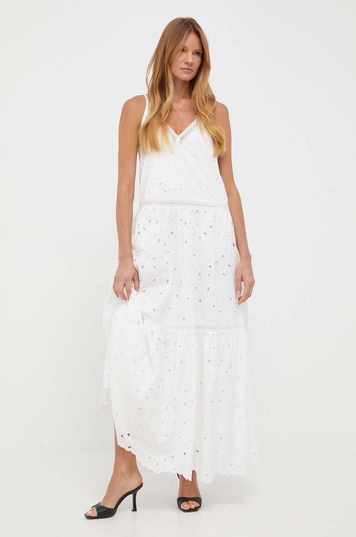 Ivy Oak sukienka casual biały IO1123S7538