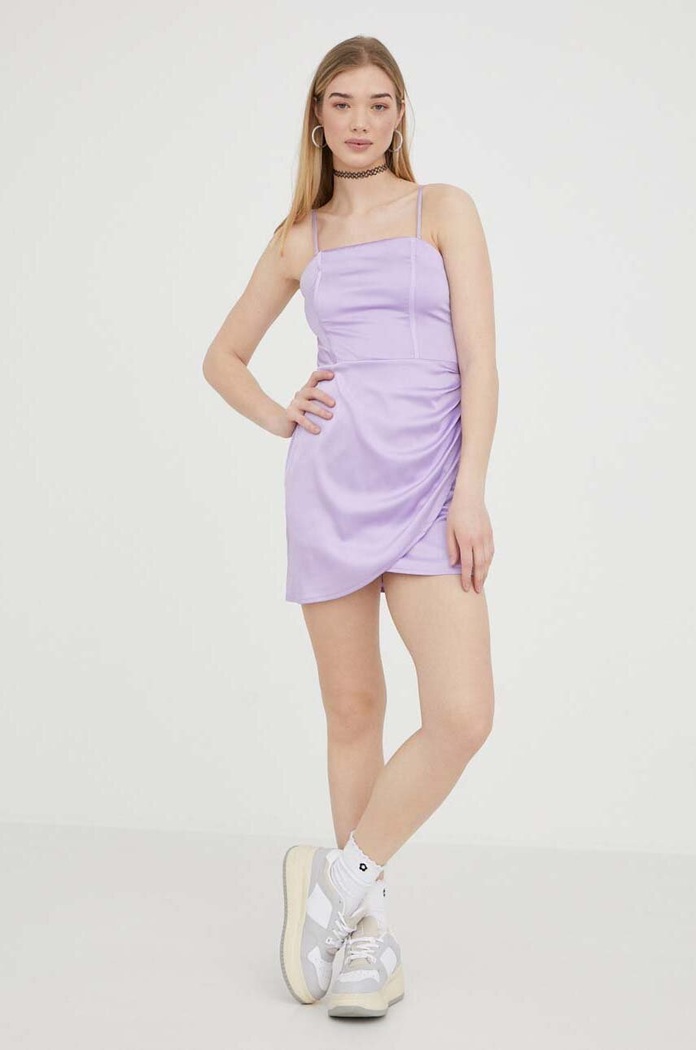 Šaty Hollister Co. KI359.3124.630 fialová SS23