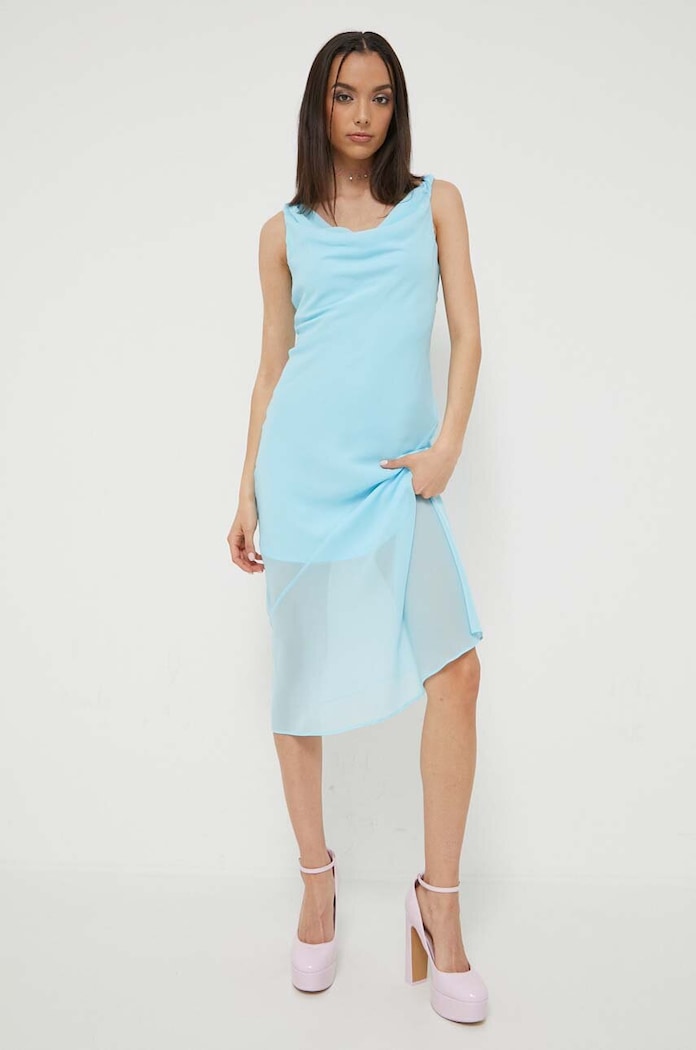 Abercrombie & Fitch rochie KI159.3179.225 albastru SS23