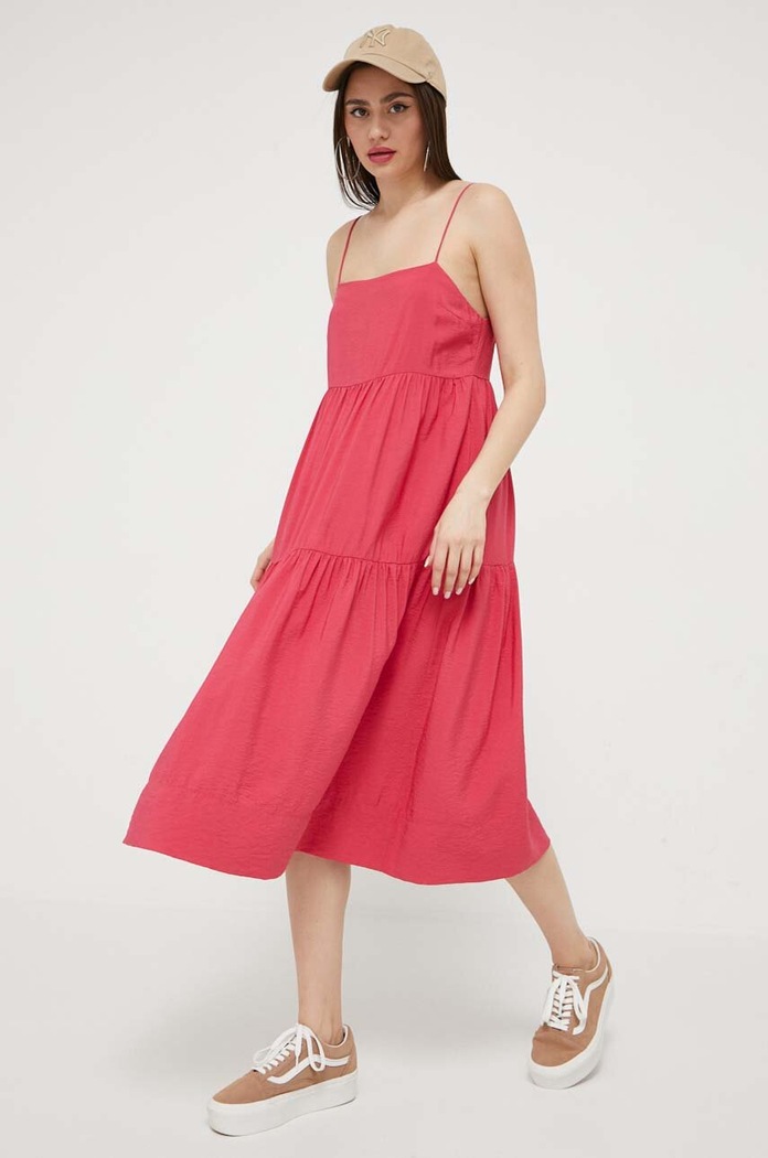 Рокля Abercrombie & Fitch KI159.3386.635 розов SS23