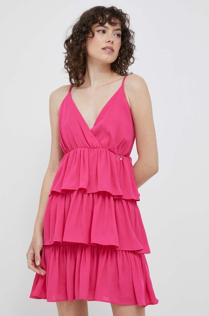 Šaty Artigli mini růžová AA36325.FUXIA