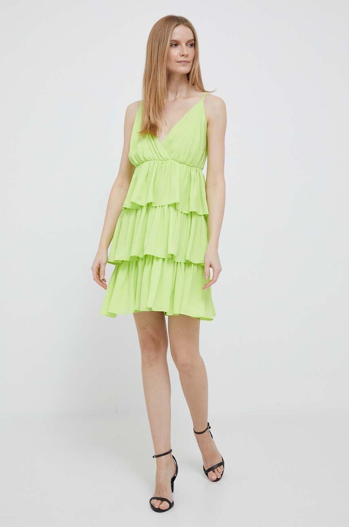 Φόρεμα Artigli μυτερό άκρο πράσινο AA36325.LIME