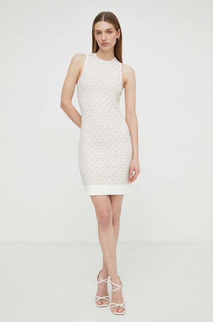 MICHAEL Michael Kors rochie MH1807G5KZ bej SS24