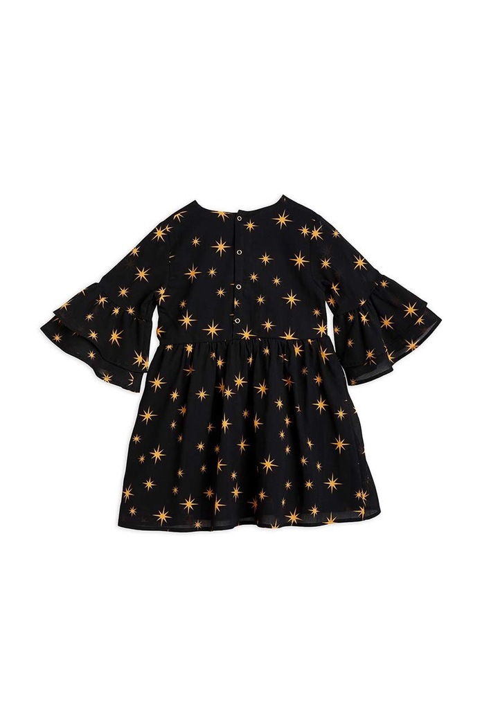 Dětské bavlněné šaty Mini Rodini 2315010499 černá SS23