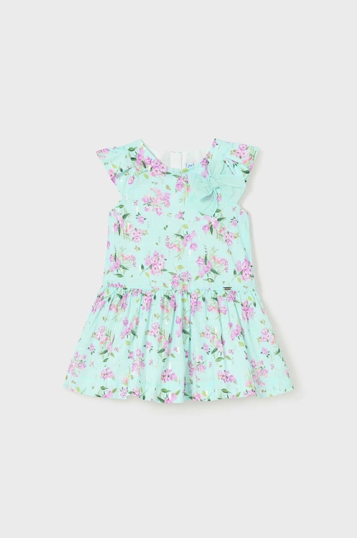 Kojenecké šaty Mayoral mini tyrkysová 1958.4C.BABY