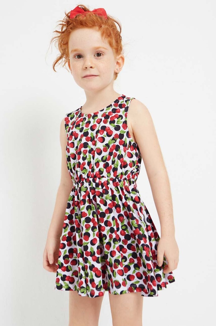 Mayoral Rochie din bumbac pentru copii multicolor 3943.6K.MINI.G