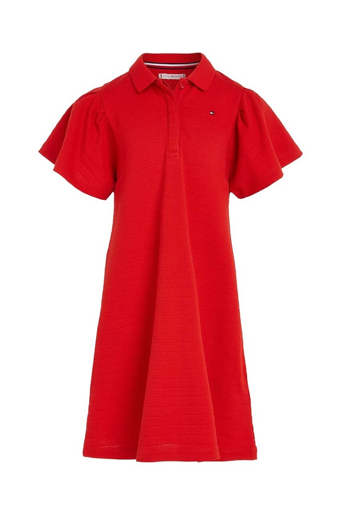 Tommy Hilfiger sukienka dziecięca KG0KG07195.PPYX czerwony SS23