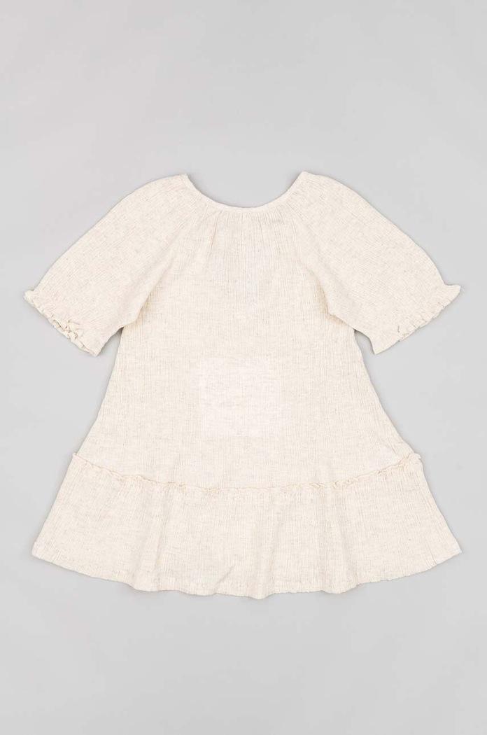 Zippy Rochie din bumbac pentru copii bej ZKGAP0501.23035