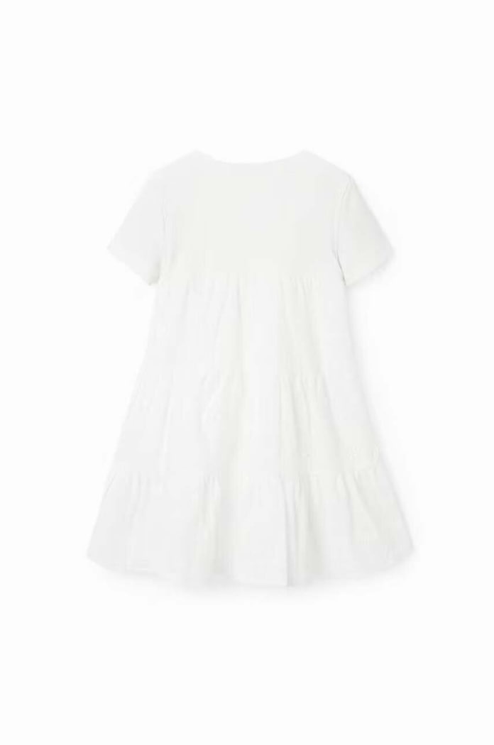 Dievčenské šaty Desigual 23SGVW06 biela SS23