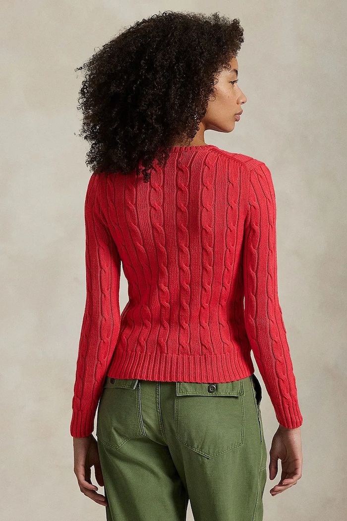 Βαμβακερό πουλόβερ Polo Ralph Lauren 211891640 κόκκινο AA00