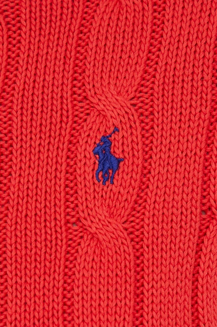 Βαμβακερό πουλόβερ Polo Ralph Lauren 211891640 κόκκινο