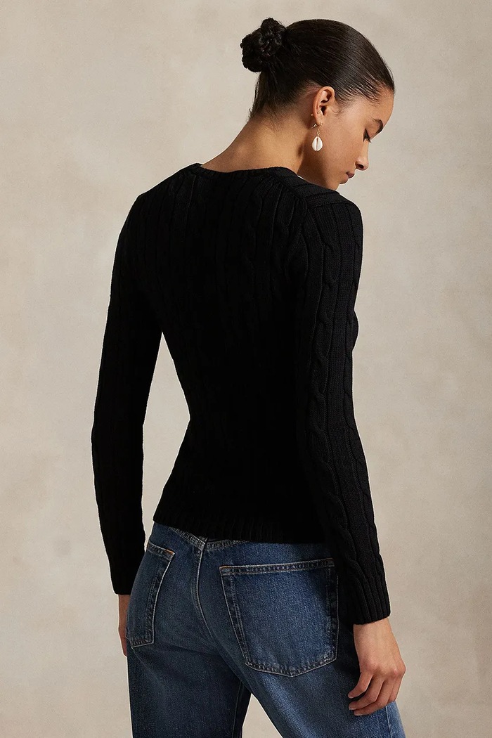 Polo Ralph Lauren Хлопковый свитер Polo Ralph Lauren 211891640 чёрный AA00