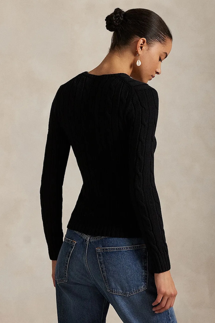 Polo Ralph Lauren Хлопковый свитер Polo Ralph Lauren 211891640 чёрный AA00