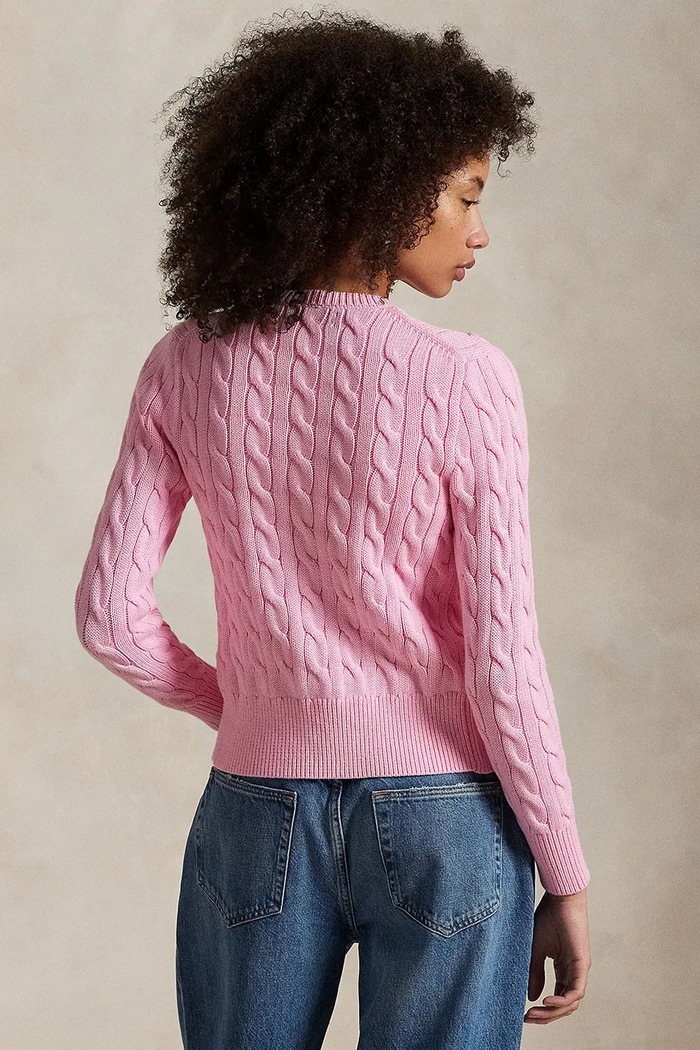 Polo Ralph Lauren kardigan bawełniany kolor różowy | Answear.com