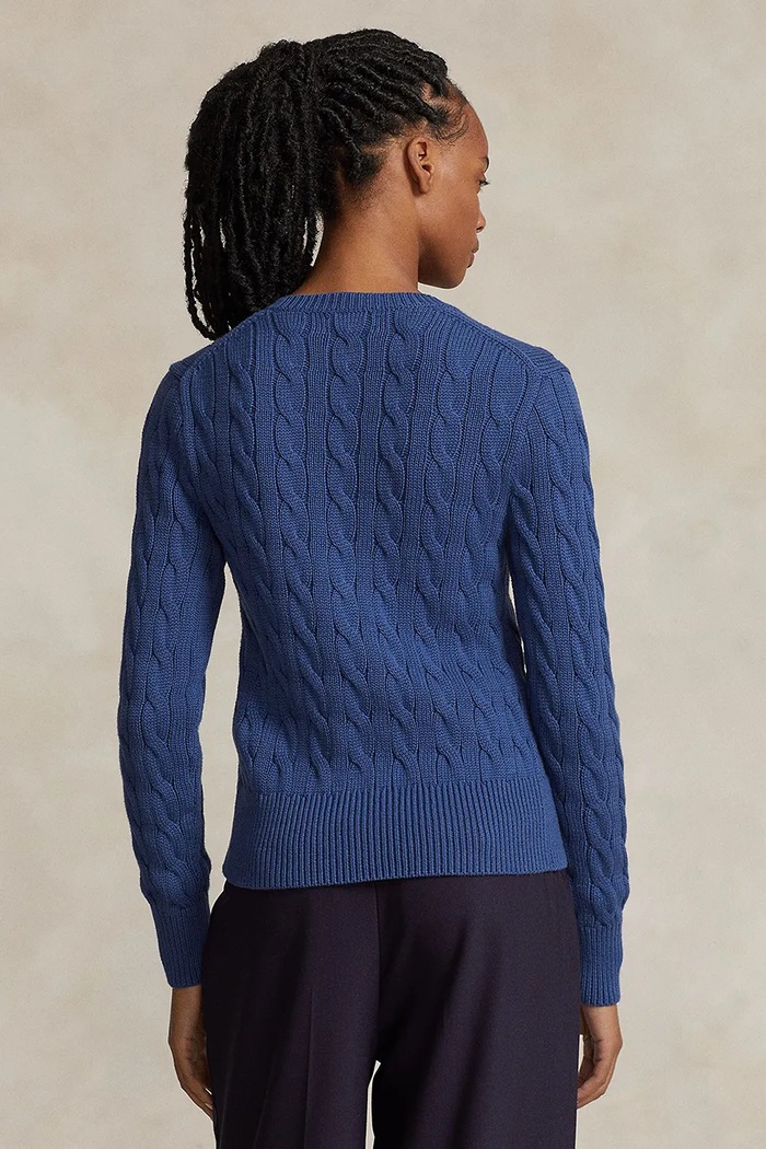 Polo Ralph Lauren kardigan bawełniany 211891643 niebieski AA00