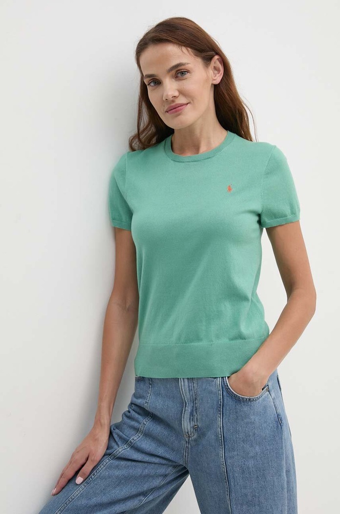 Tričko Polo Ralph Lauren zelená 211891673