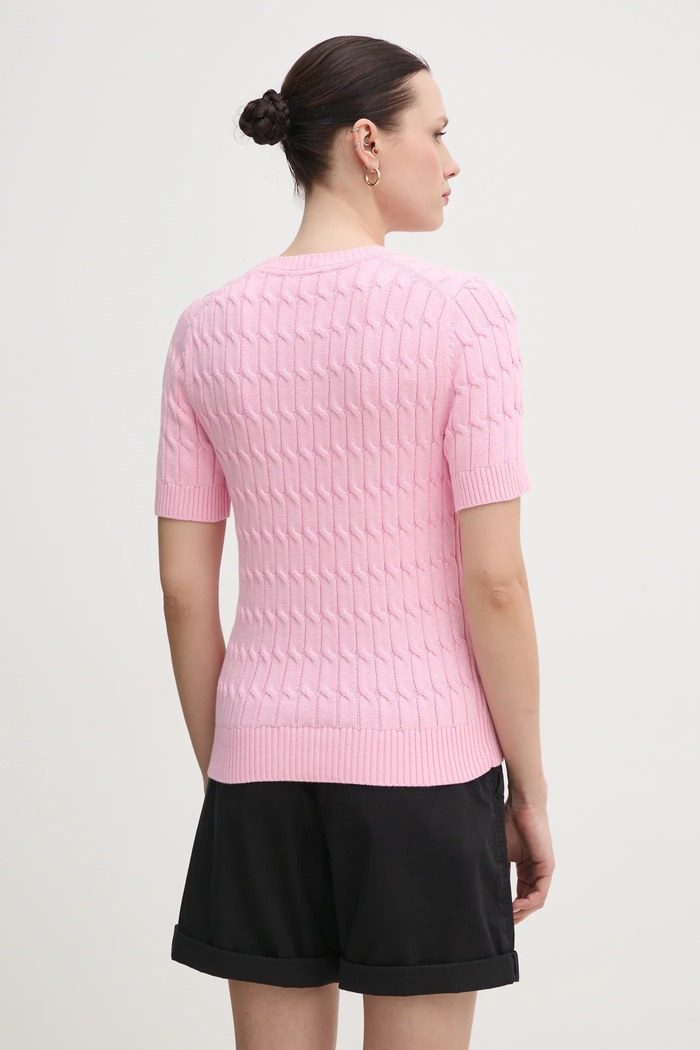 Abbigliamento Tommy Hilfiger maglione in cotone WW0WW38744.PPYX rosa