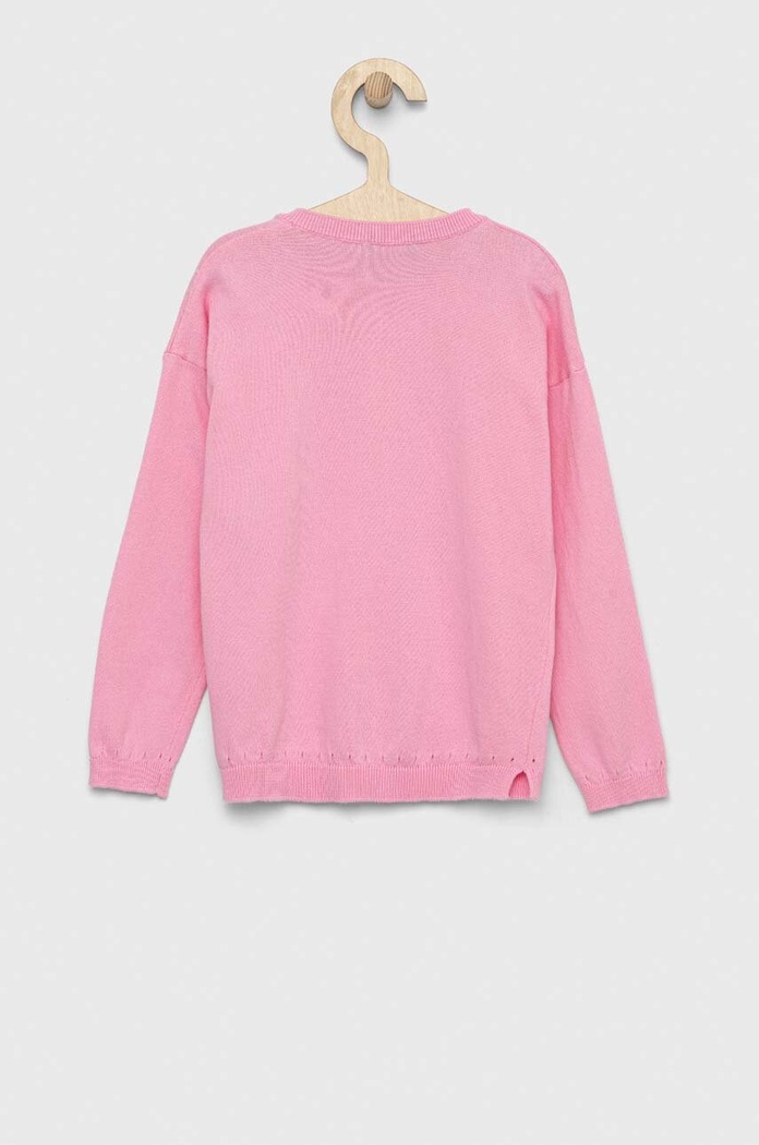 Παιδικό κάρδιγκαν United Colors of Benetton 1194G5007.P.SEASONAL ροζ SS24