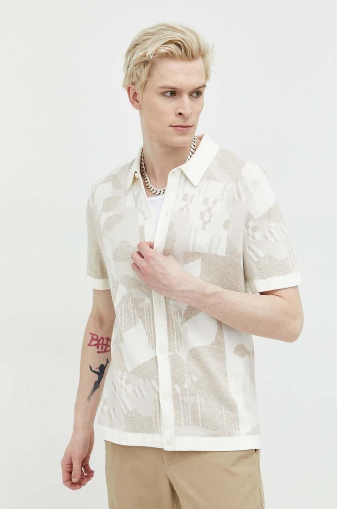 Abercrombie & Fitch kardigan pozostałe beżowy KI120.3028.104