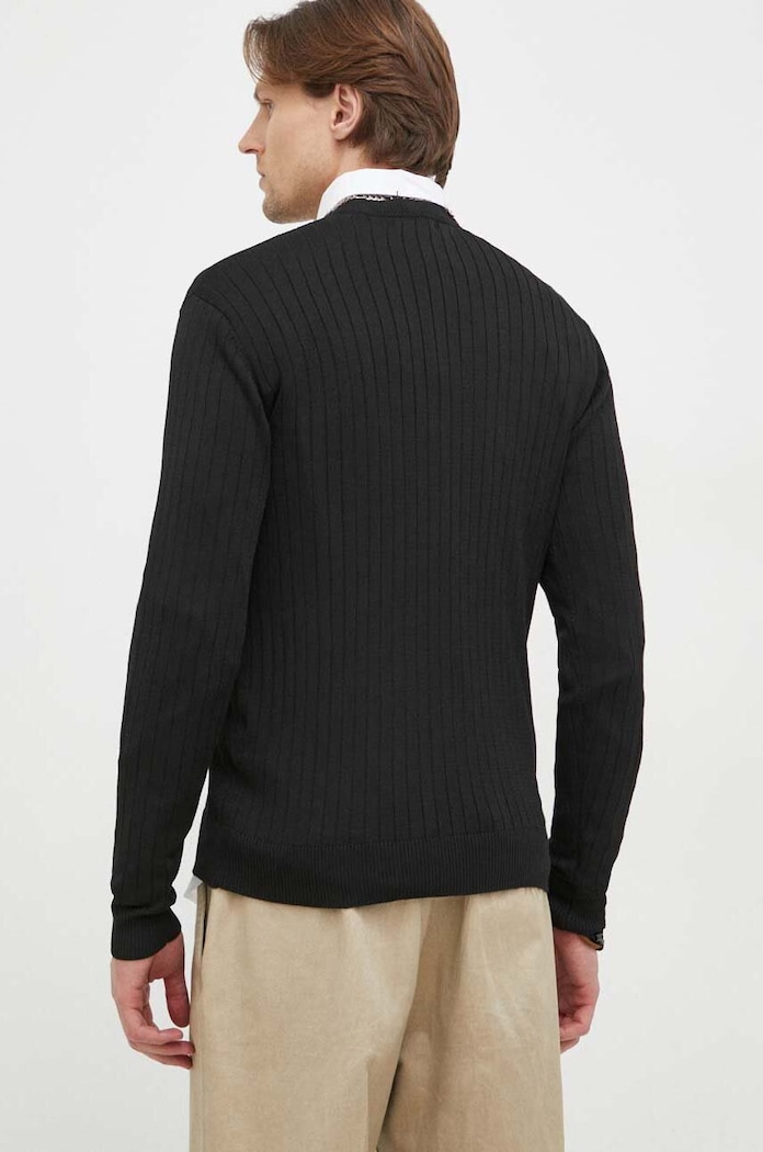 Odzież Bruuns Bazaar sweter Leo Rivee BBM1519 czarny