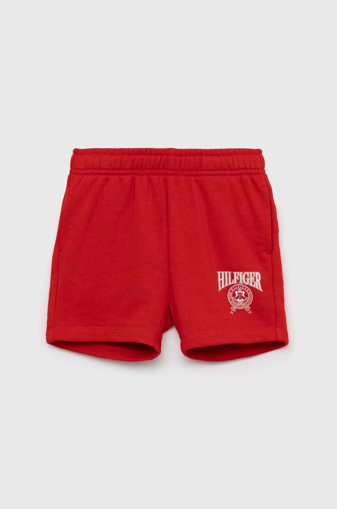 Tommy Hilfiger szorty dziecięce casual czerwony KB0KB08067.PPYX