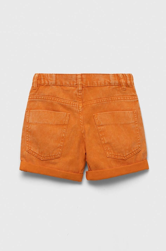 Chłopiec United Colors of Benetton szorty jeansowe dziecięce 4I8BC9018.G.SEASONAL pomarańczowy