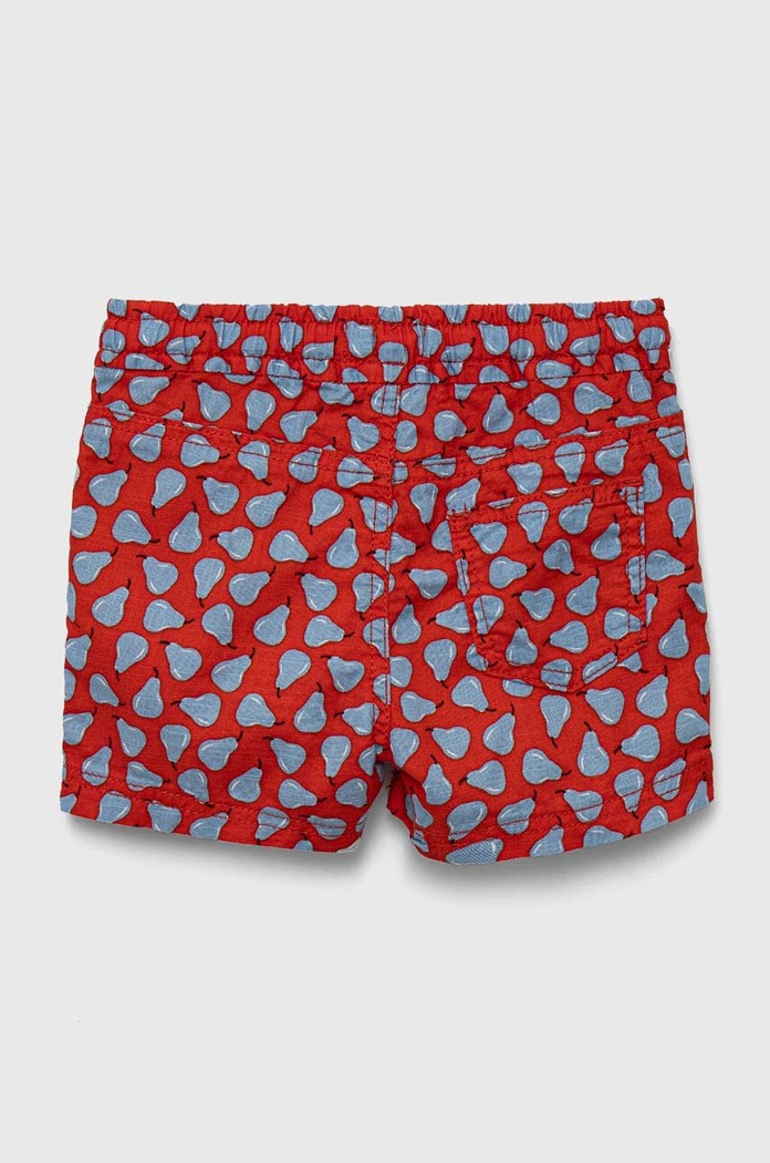 United Colors of Benetton gyerek pamut rövidnadrág 4VPDG9018.P.SEASONAL piros SS23