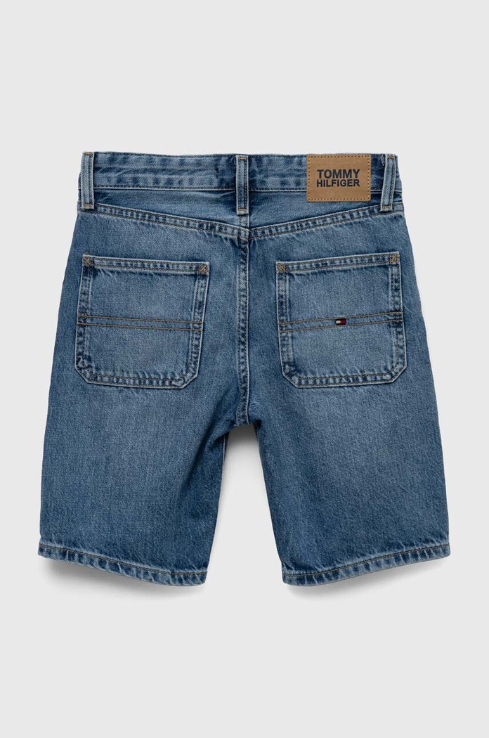 Tommy Hilfiger szorty jeansowe dziecięce KB0KB08132.PPYX niebieski SS23