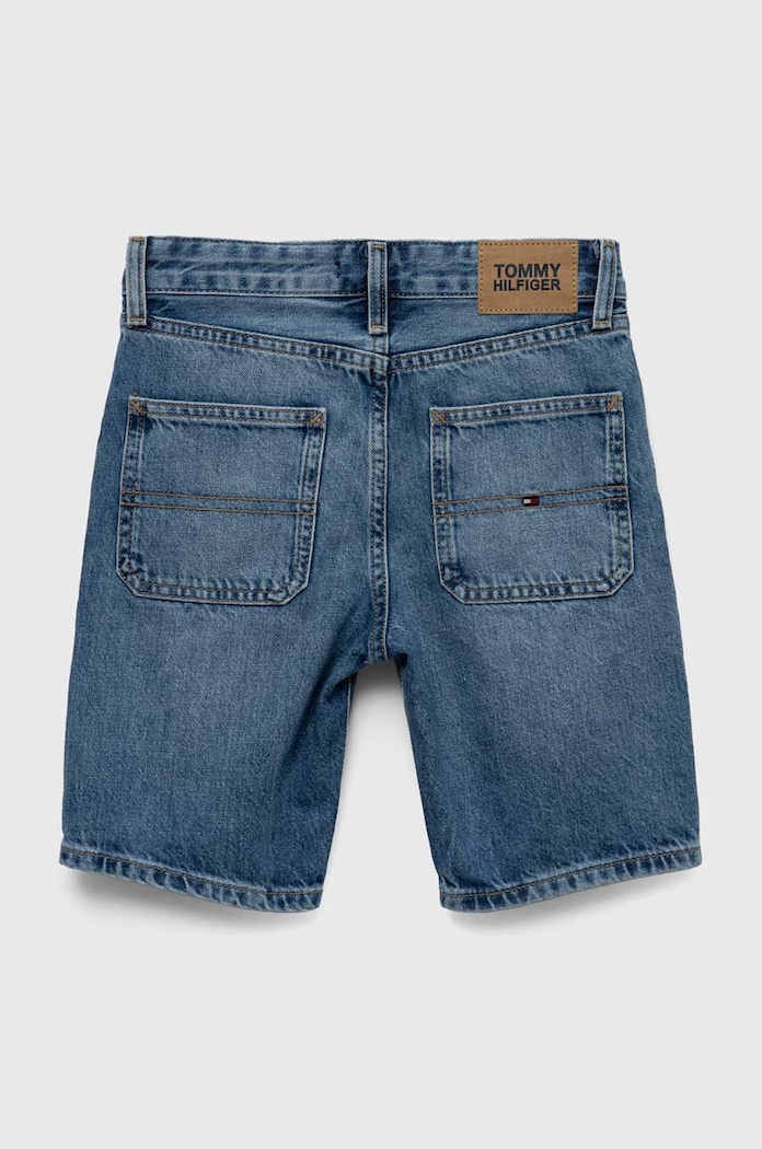 Tommy Hilfiger szorty jeansowe dziecięce KB0KB08132.PPYX niebieski SS23