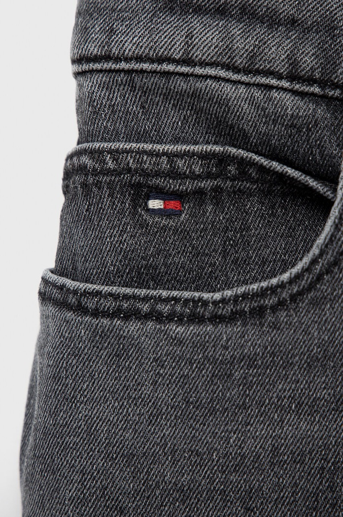 Chłopiec Tommy Hilfiger szorty jeansowe dziecięce KB0KB08130.PPYX szary