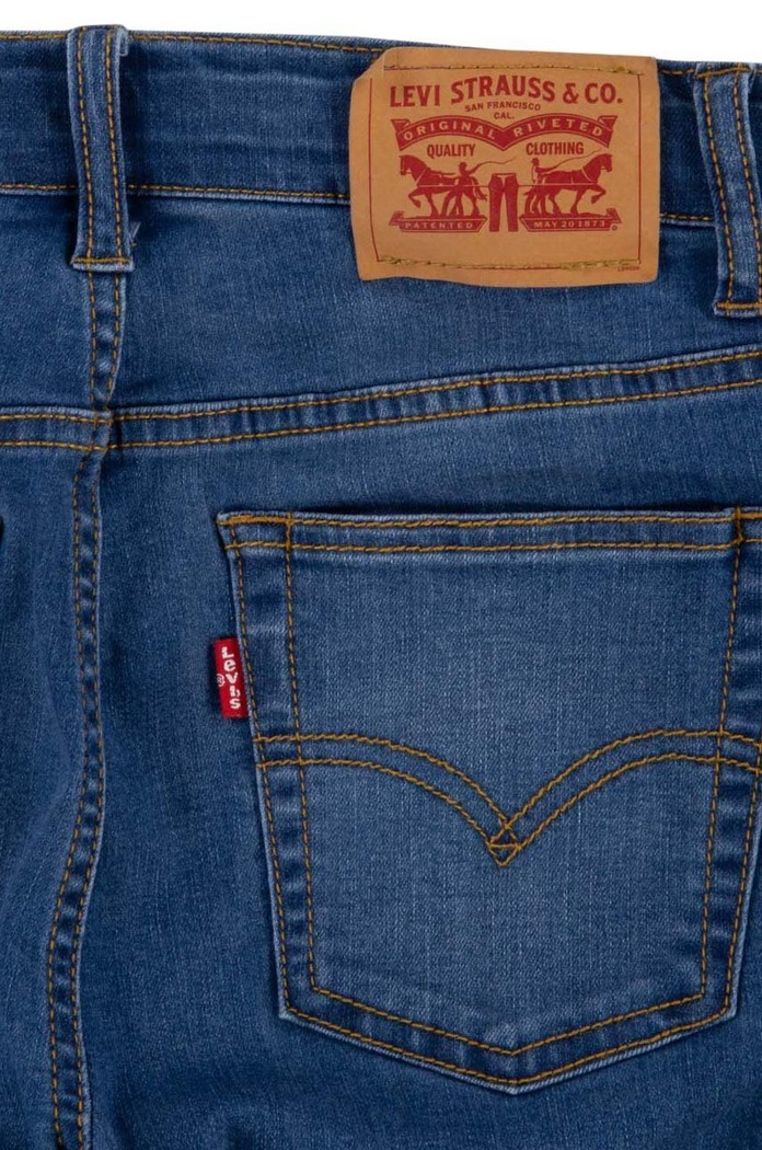 Levi's szorty jeansowe dziecięce niebieski 8EE455