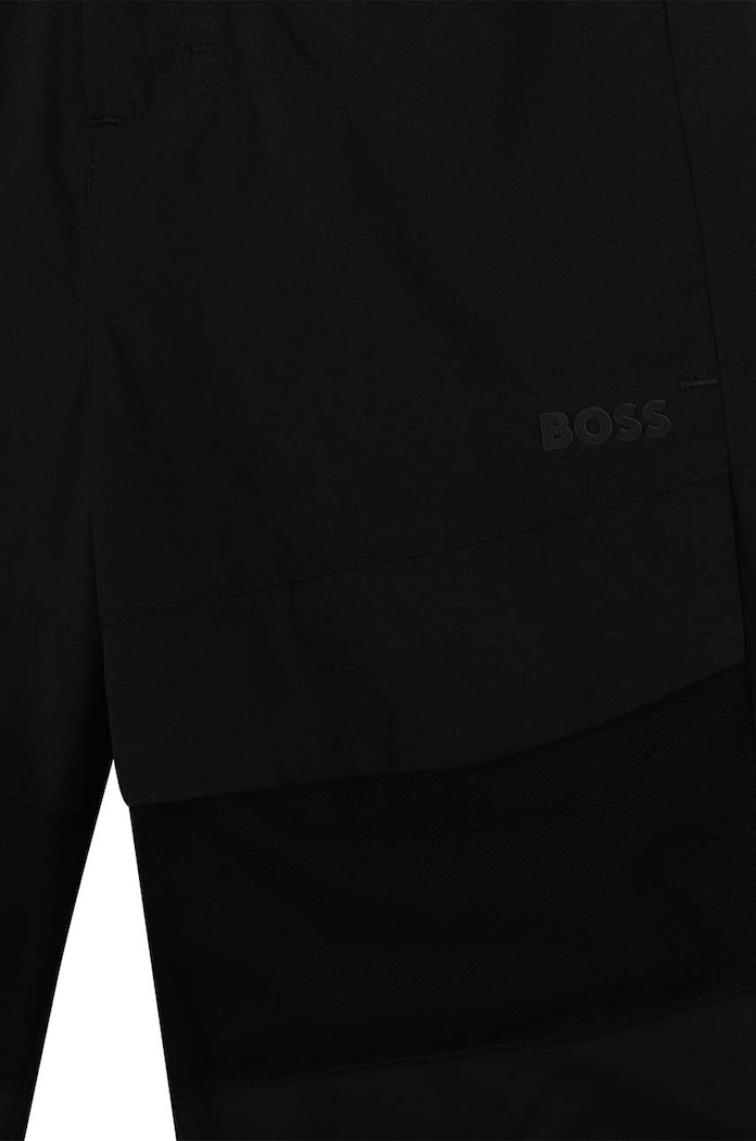 BOSS szorty dziecięce czarny J24823.162.174
