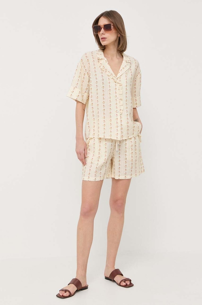 Notes du Nord pantaloni scurti 13098 galben SS23