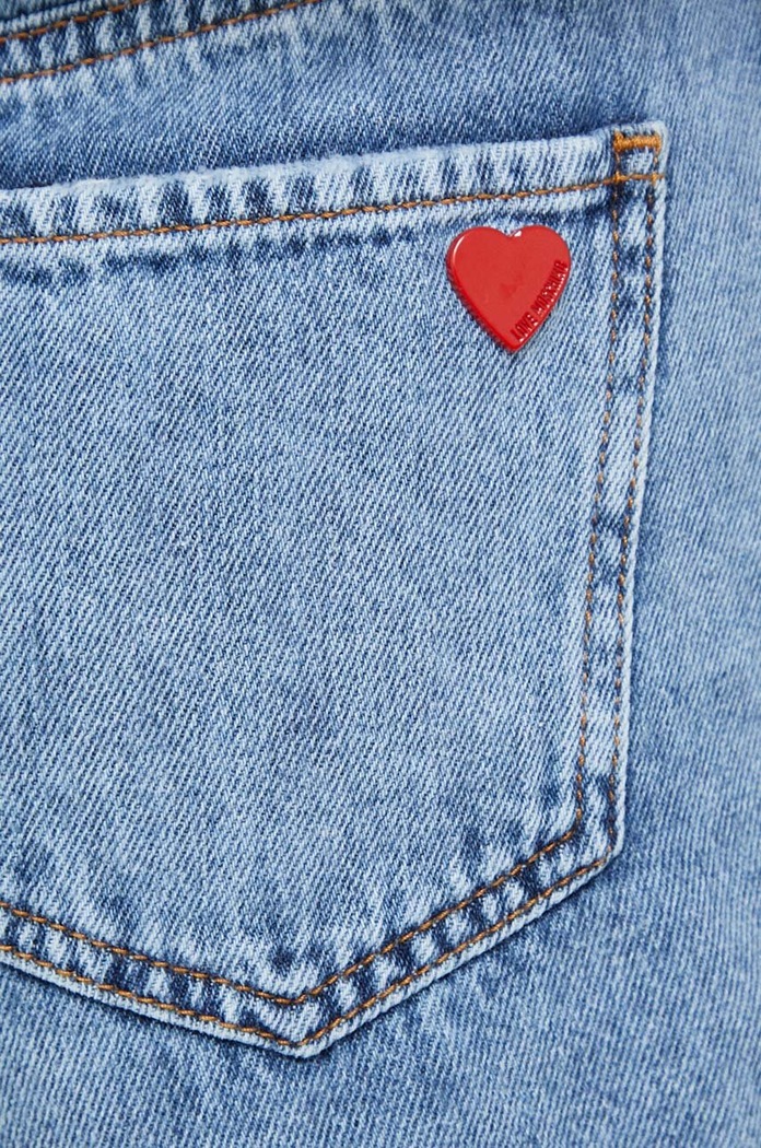 Džínové šortky Love Moschino modrá W.O.200.80.T.9860