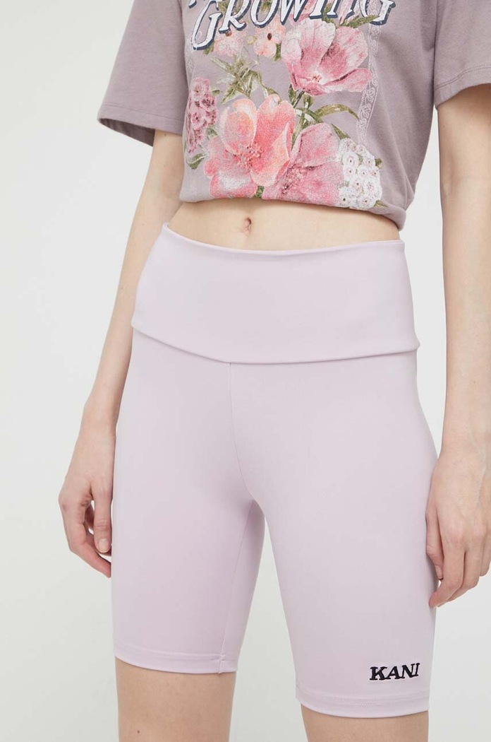Karl Kani pantaloni scurti tricotaj roz 6113804