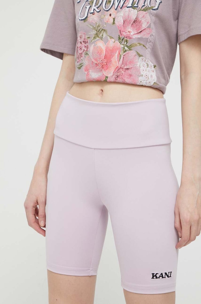 Karl Kani pantaloni scurti tricotaj roz 6113804
