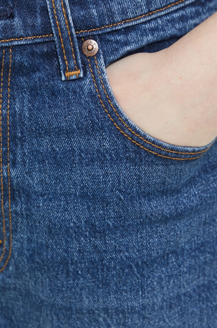 Abercrombie & Fitch szorty jeansowe granatowy KI149.3039.276
